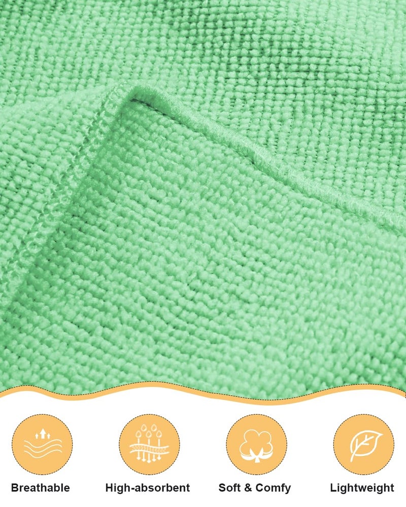 goodmansam Women's Shower Wrap Robes Spa Body Wrap Bathrobe Ultra Absorbent Cover up Towels, Green - Image 4